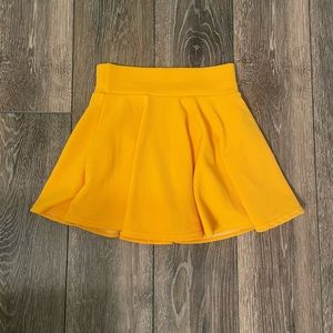 Bright Yellow skater skirt
